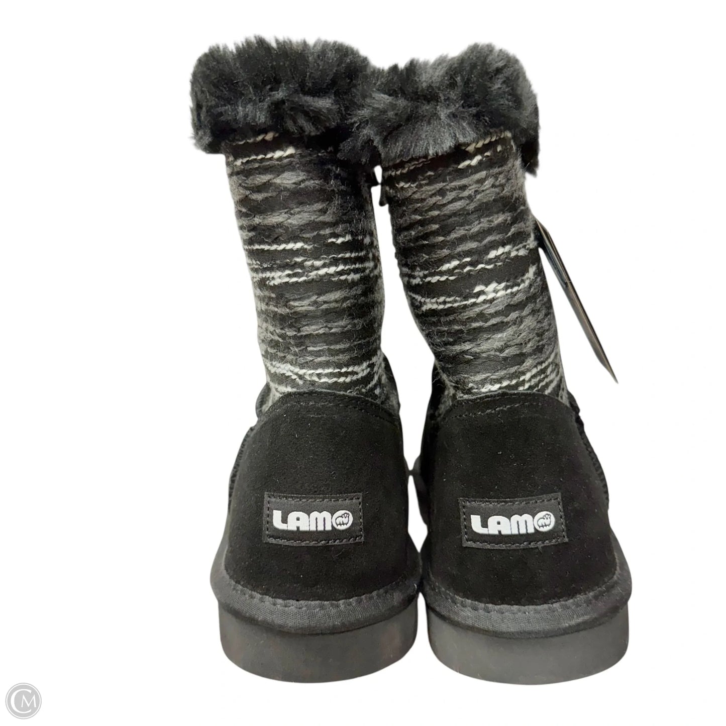 Boots Ankle Flats By Lamo In Black, Size: 10