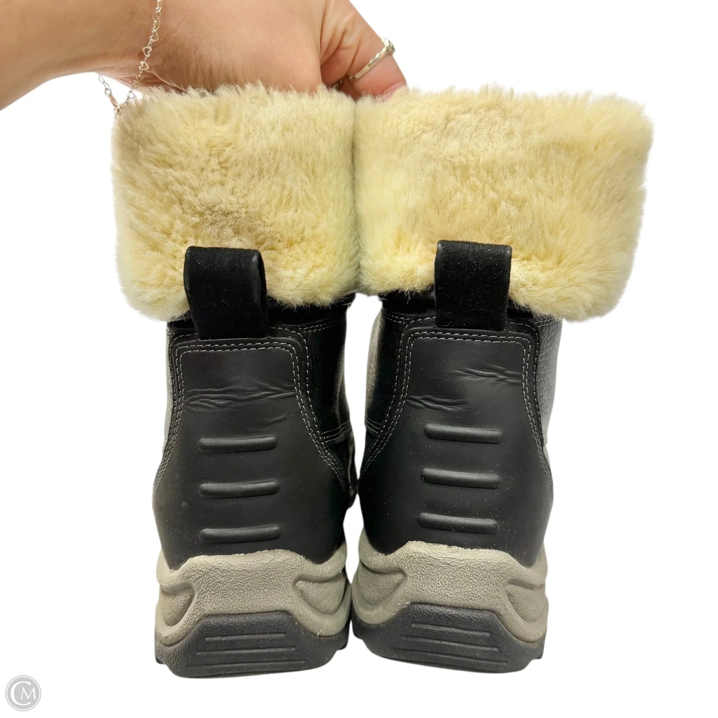 Boots Snow By Clarks In Black, Size: 10