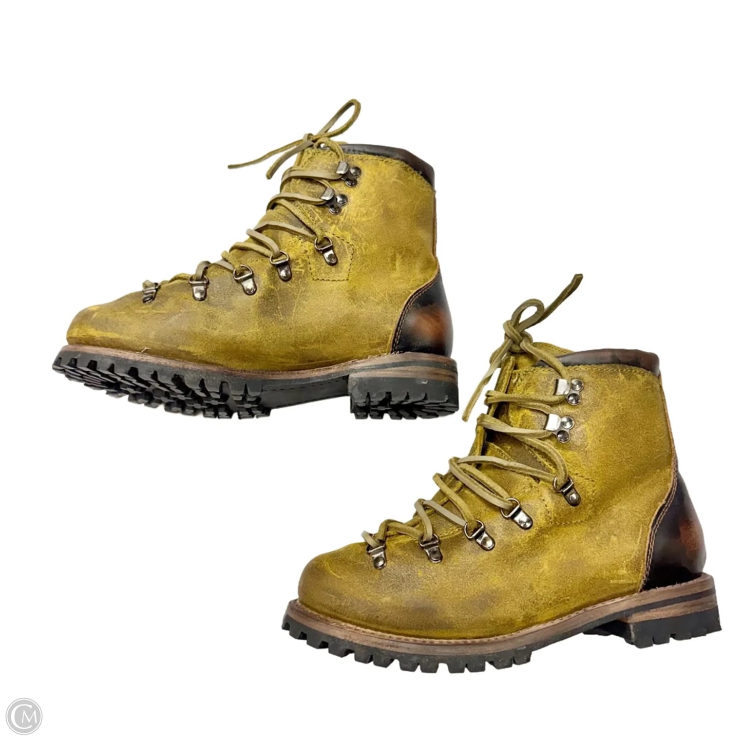 Boots Leather By Freebird In Green, Size: 10