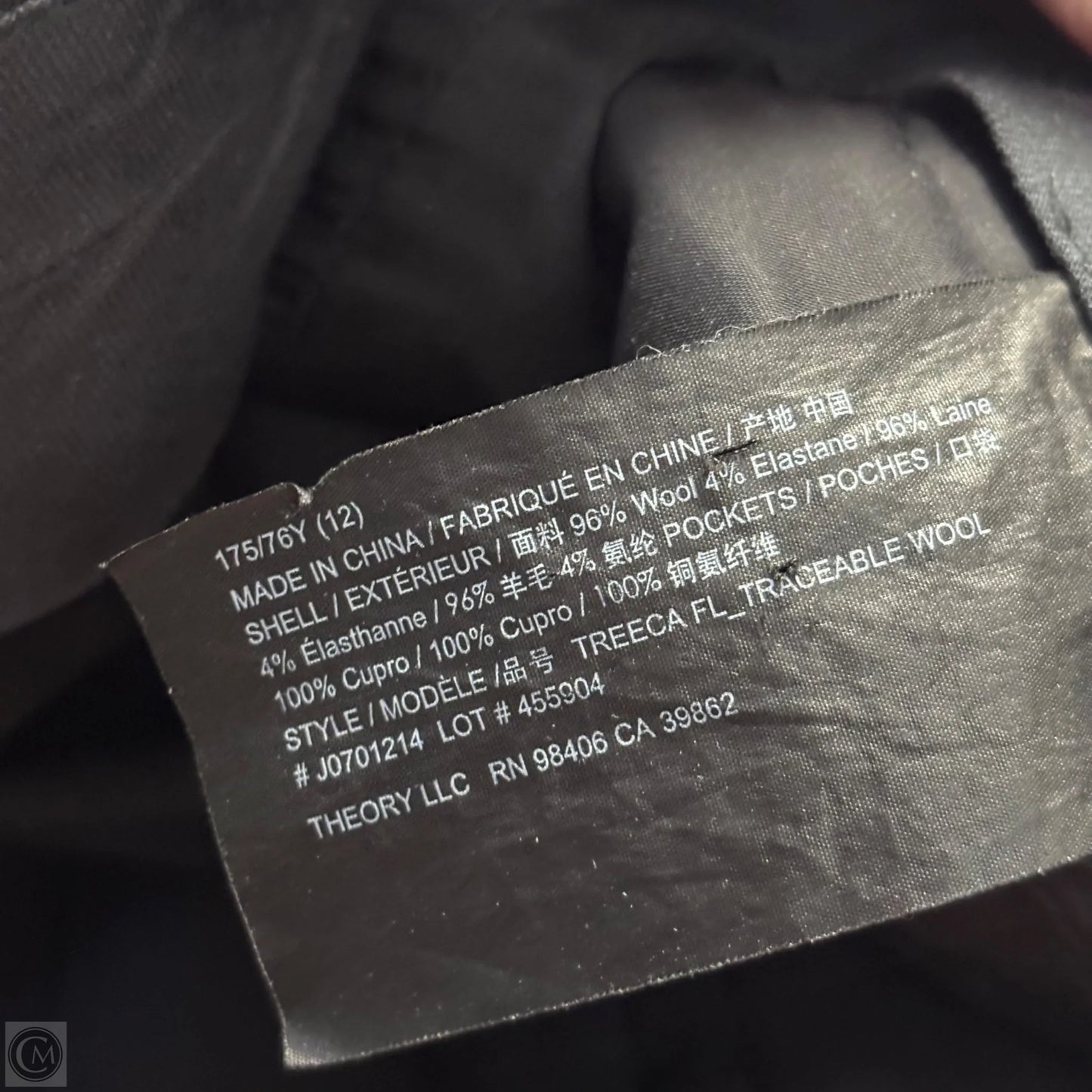 Pants Dress By Theory In Navy, Size: 12