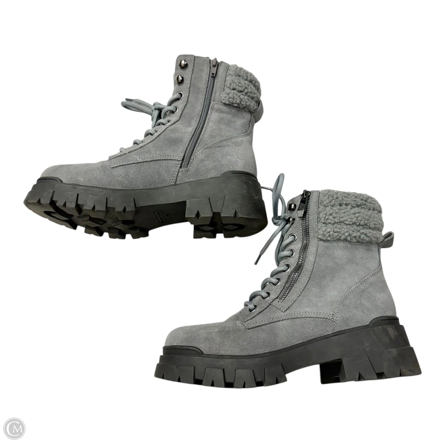 Boots Combat By Marc Fisher In Grey, Size: 8