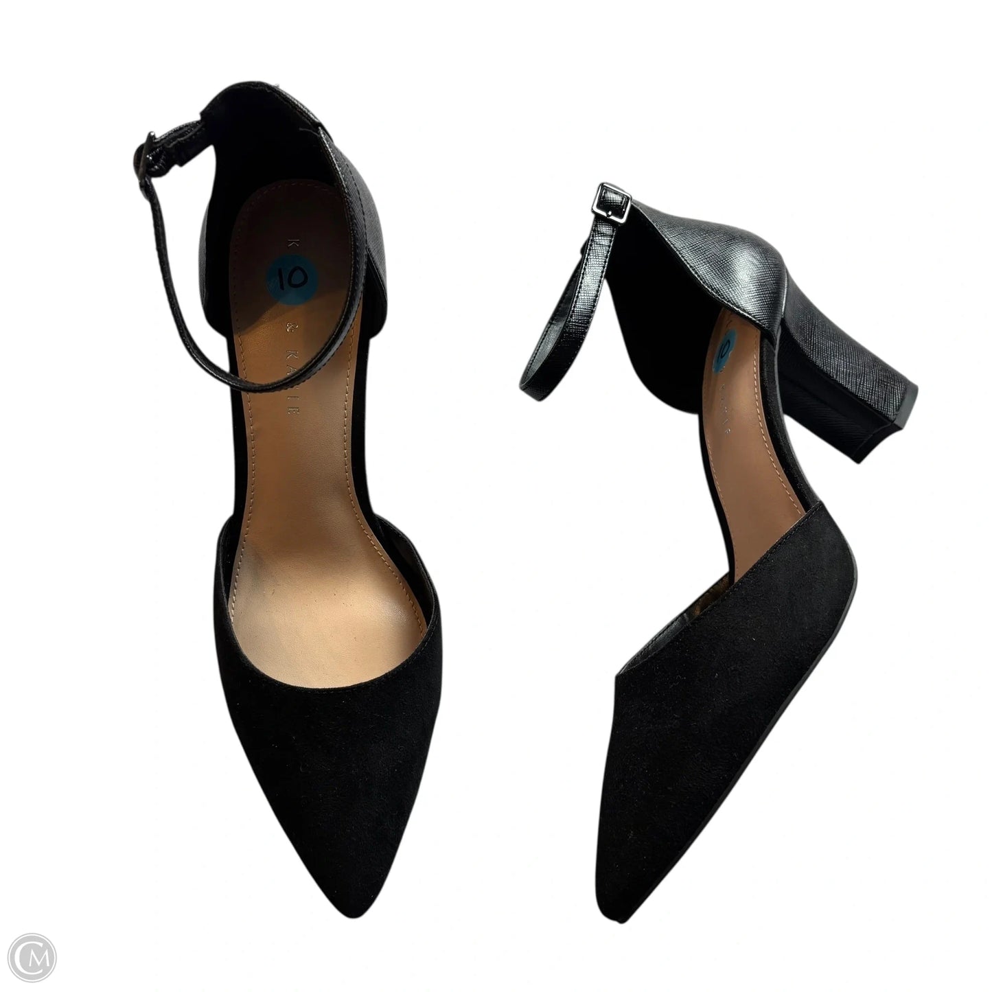 Shoes Heels Block By Kelly And Katie In Black, Size: 10