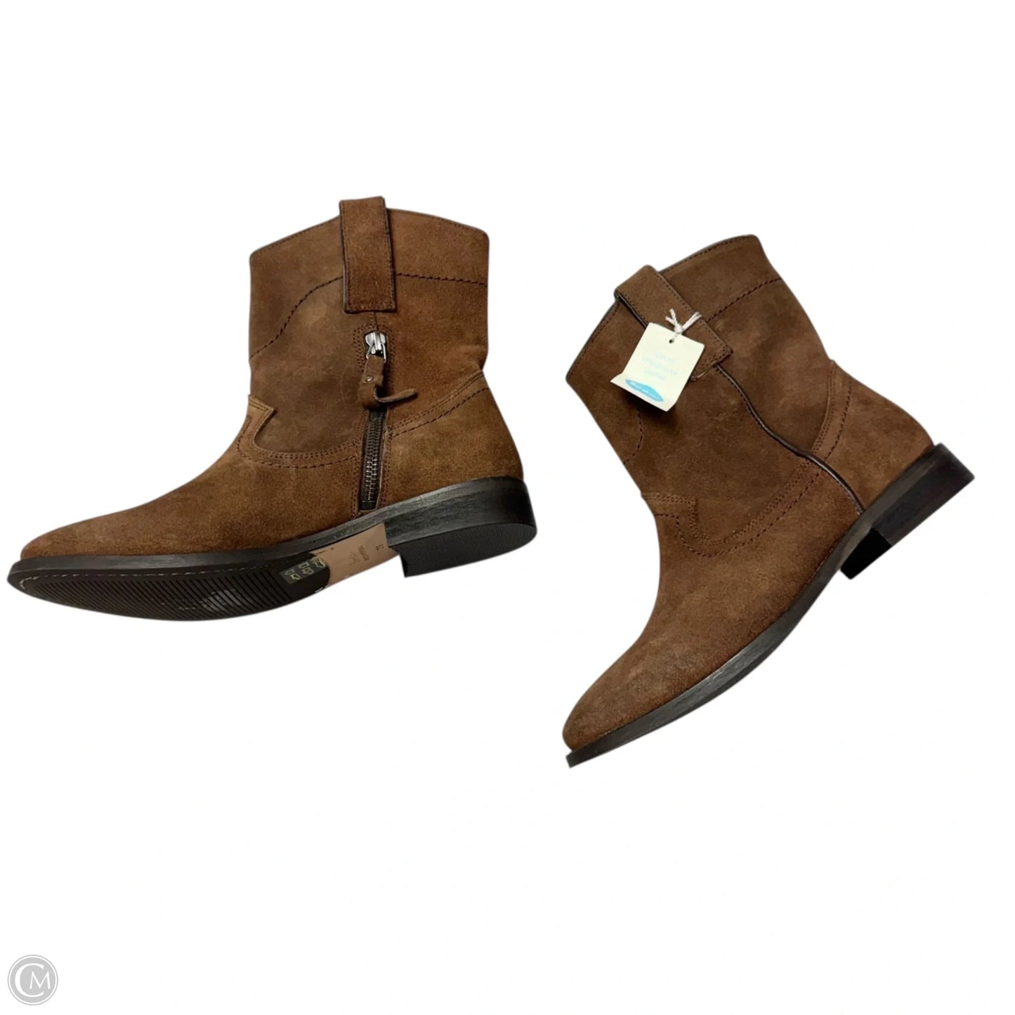 Boots Leather By Boden In Brown, Size: 8.5