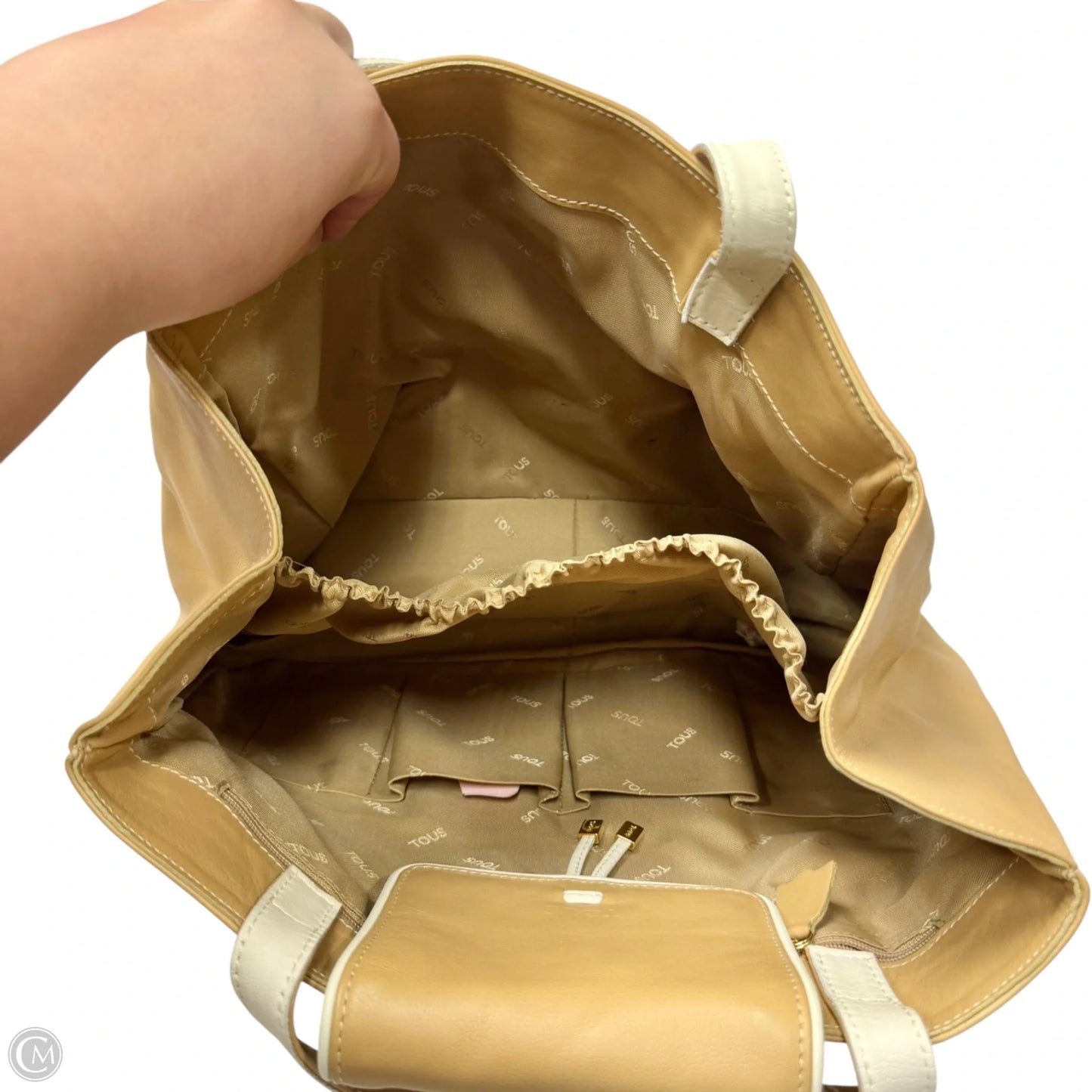 Handbag Leather By Tous, Size: Medium