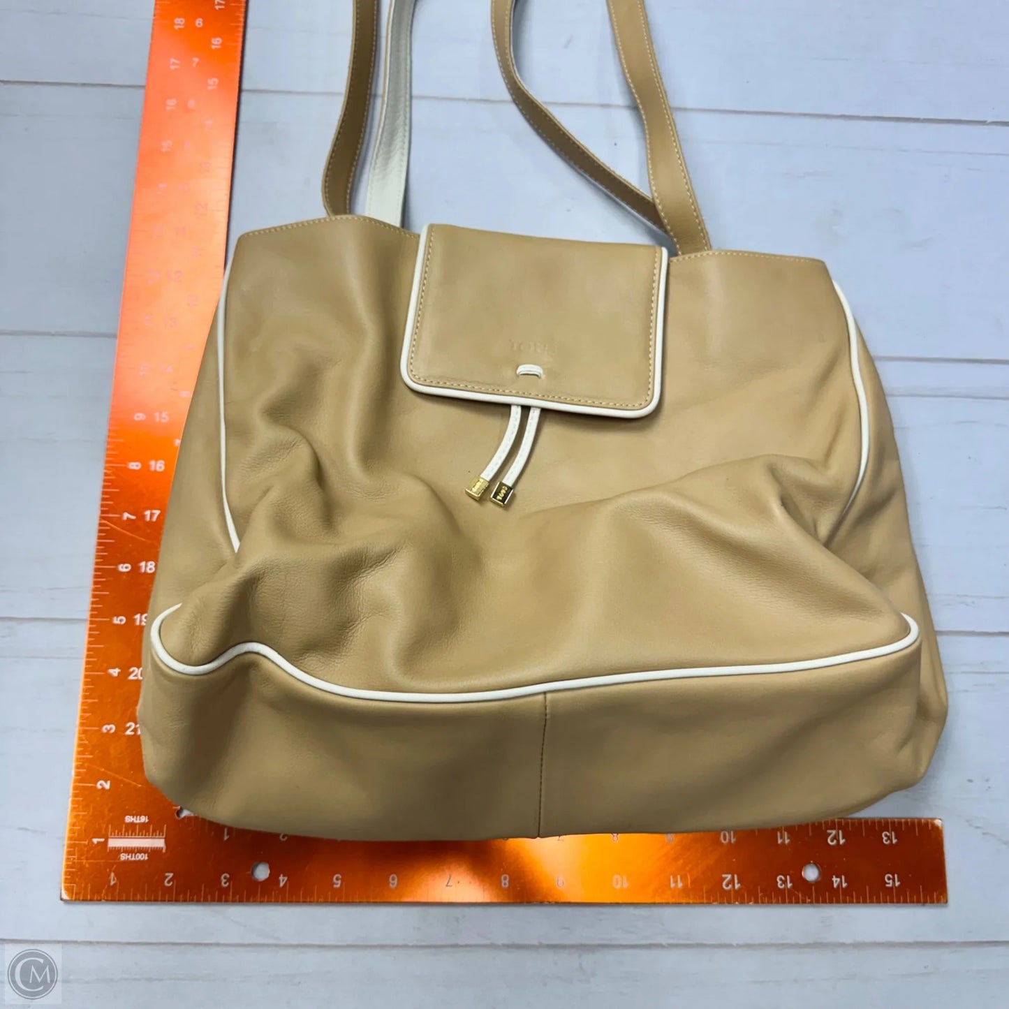 Handbag Leather By Tous, Size: Medium