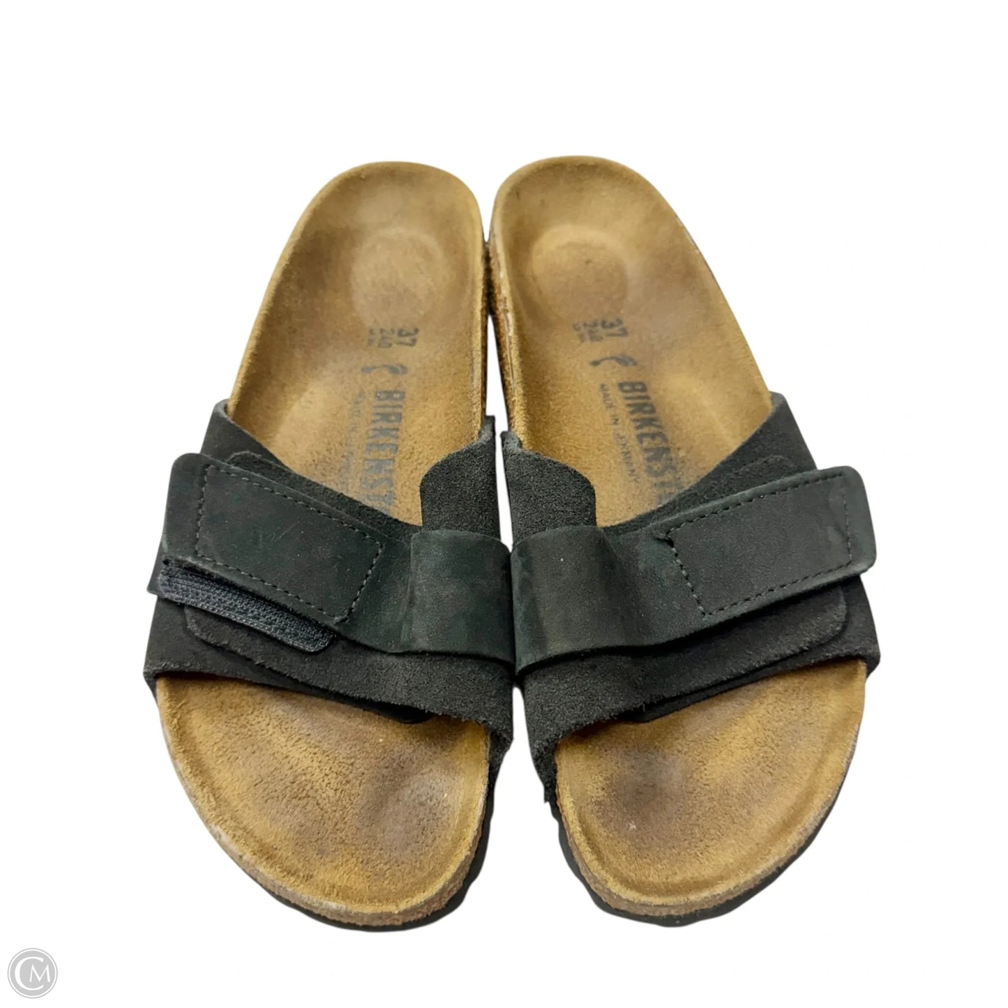 Sandals Flats By Birkenstock In Black, Size: 6
