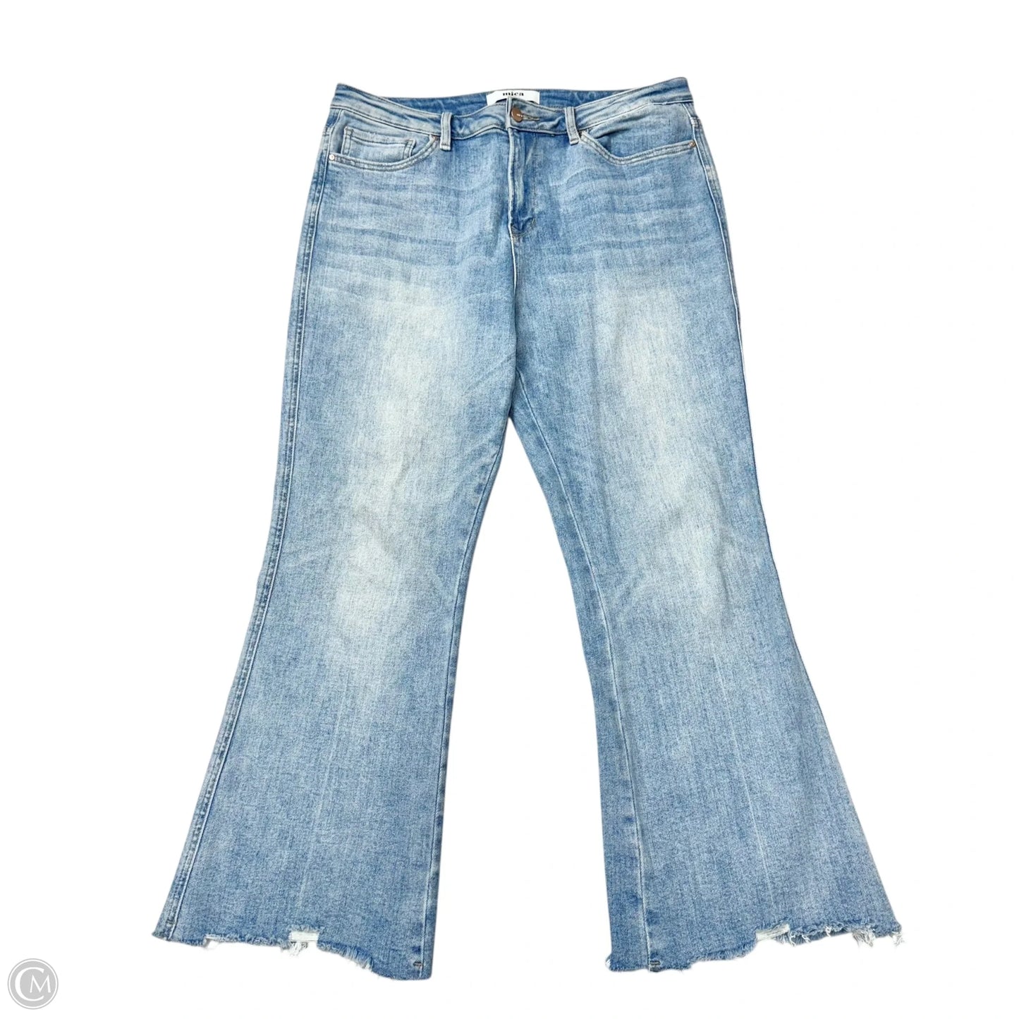 Jeans Boot Cut By Mica In Blue Denim, Size: 14