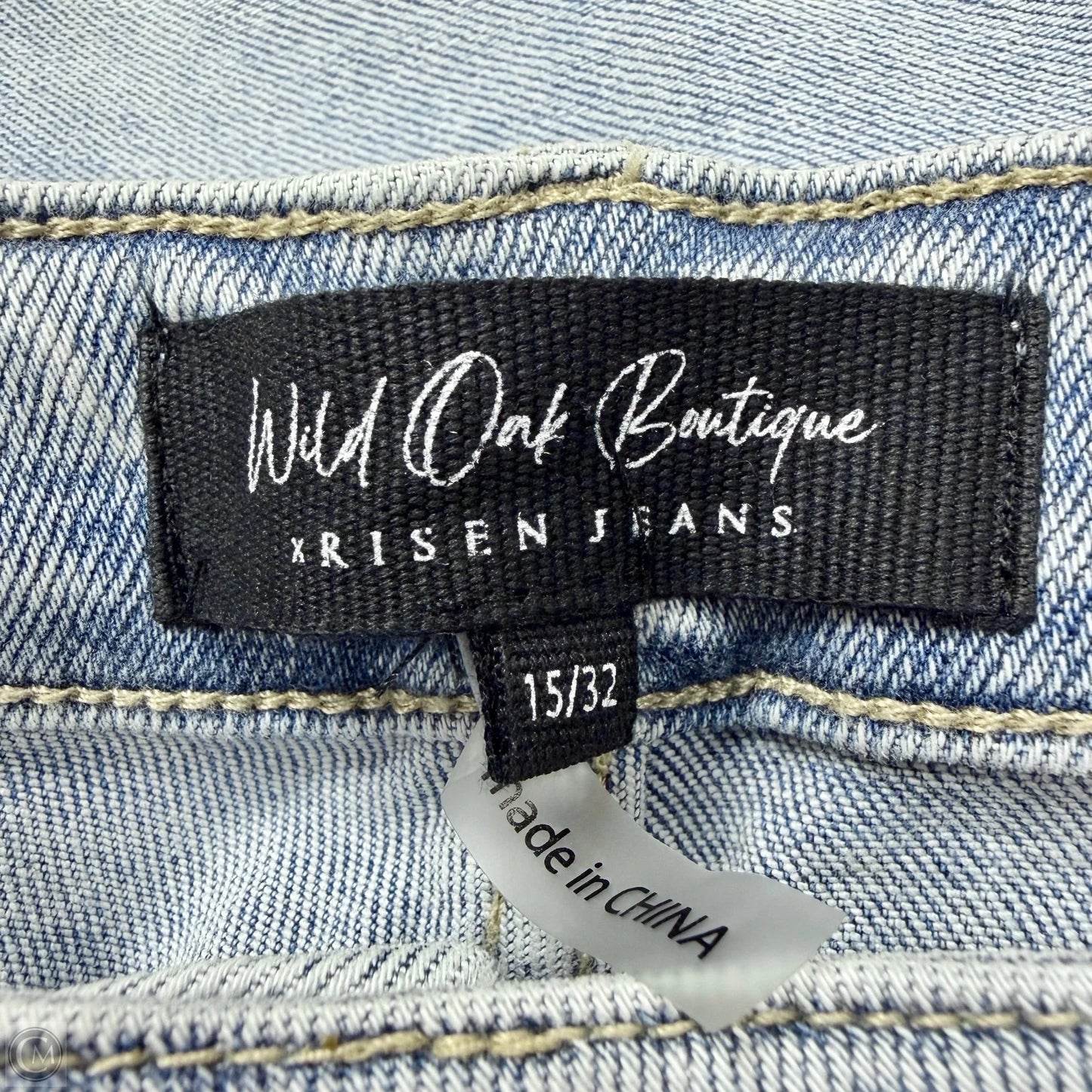 Jeans Boot Cut By Risen In Blue Denim, Size: 14