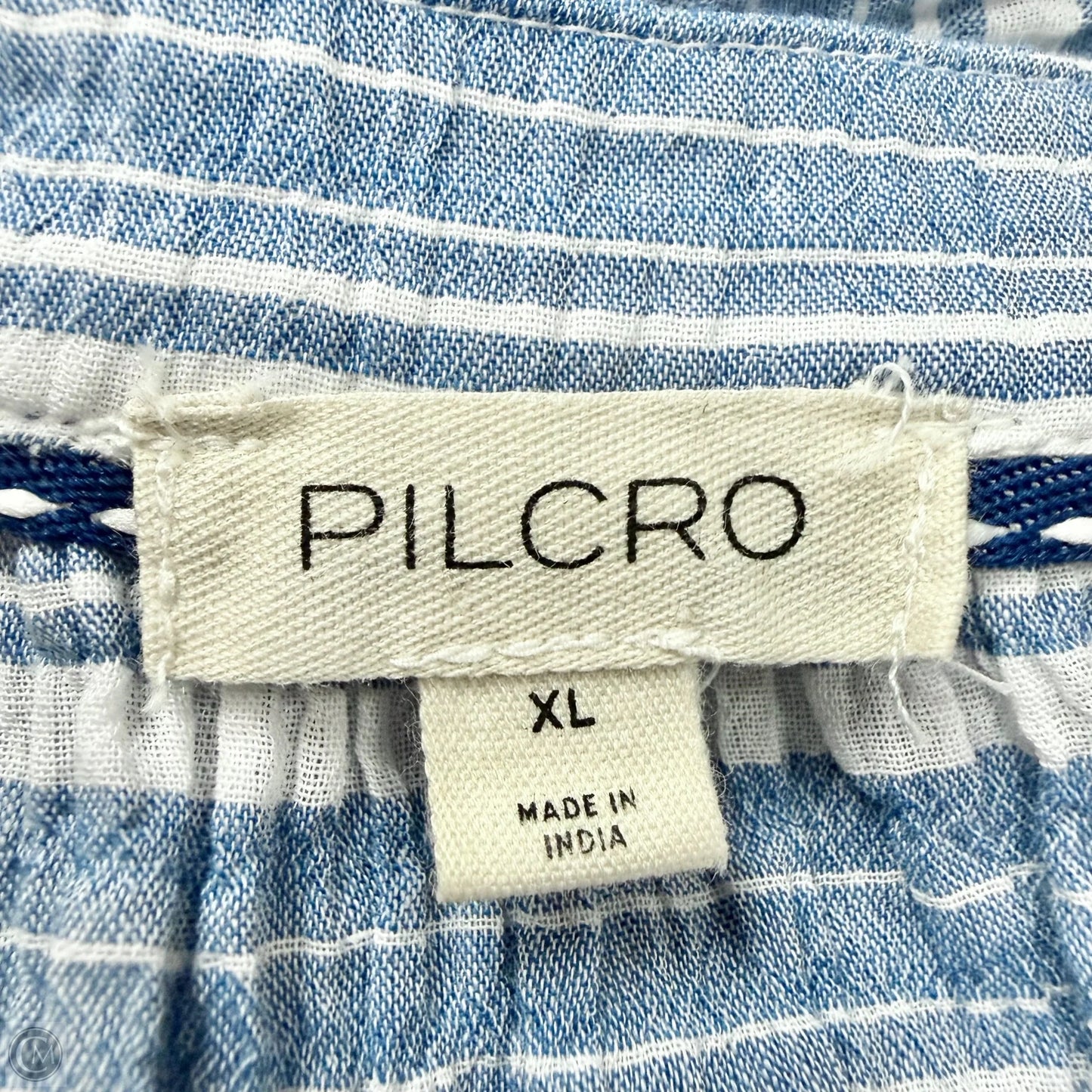 Top Short Sleeve By Pilcro In Striped Pattern, Size: Xl