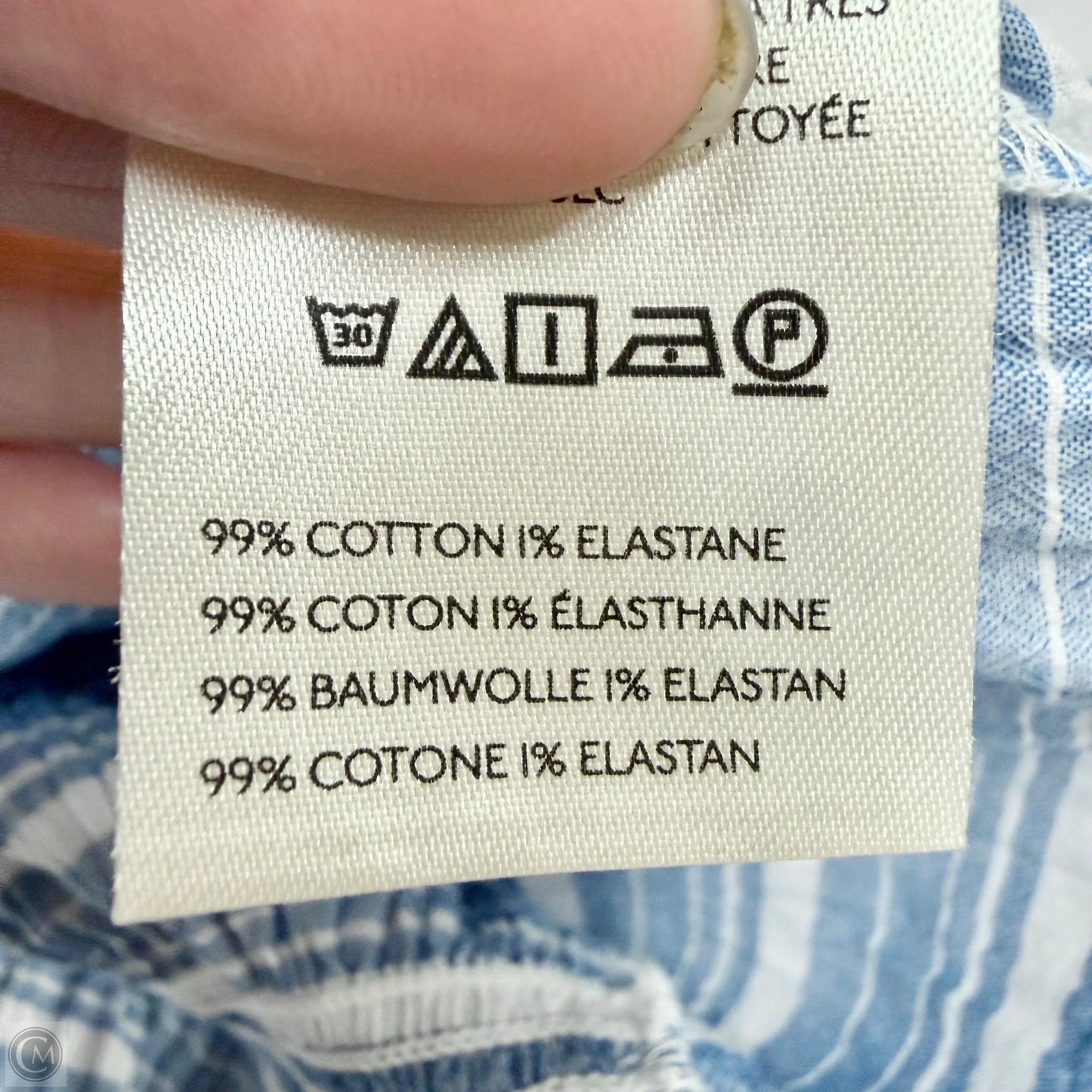 Top Short Sleeve By Pilcro In Striped Pattern, Size: Xl