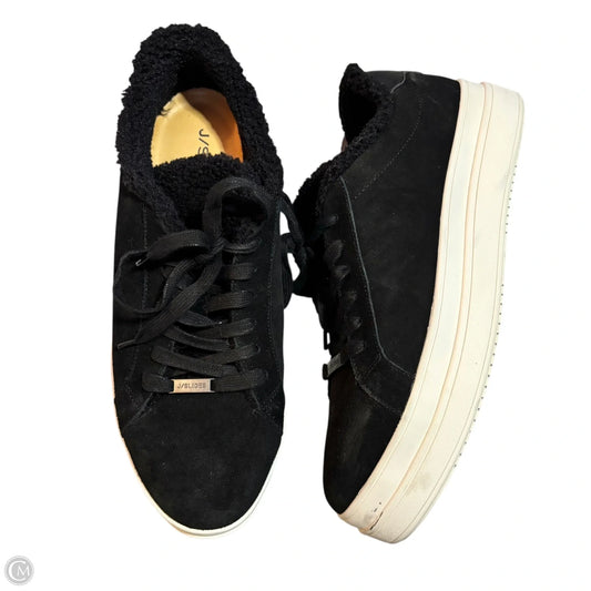 Shoes Sneakers By J Slides In Black, Size: 10