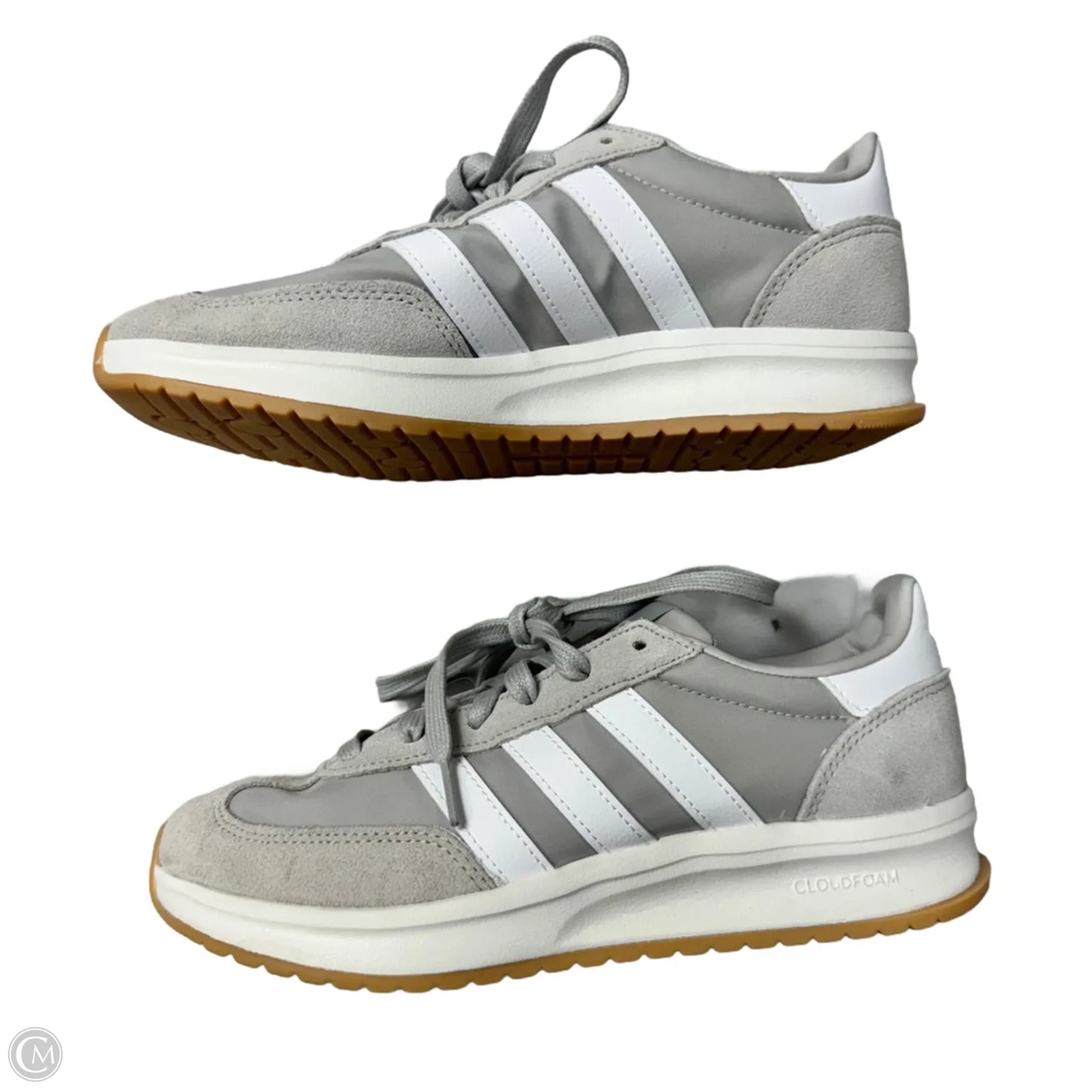 Shoes Athletic By Adidas In Grey & White, Size: 7