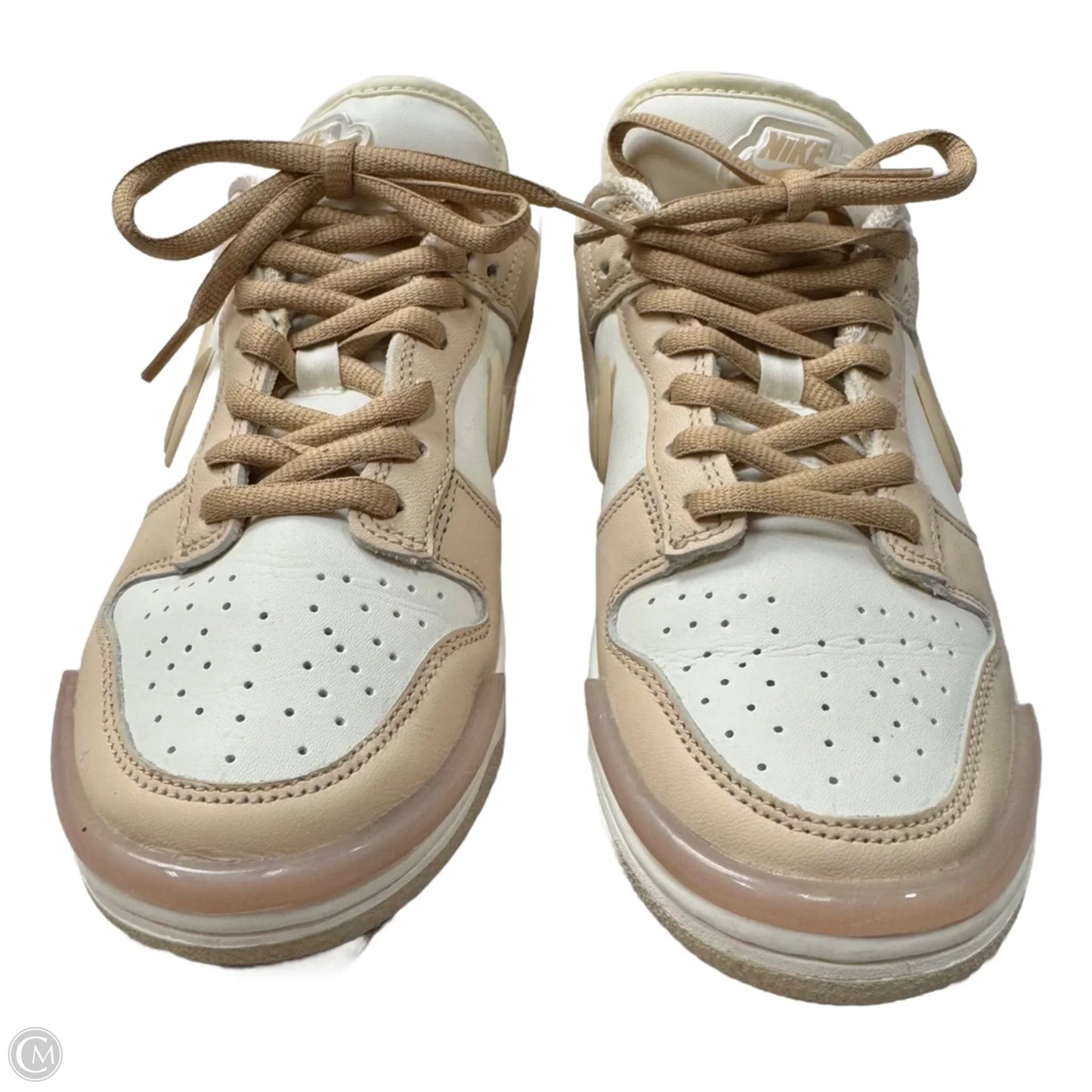 Shoes Sneakers By Nike In Brown & White, Size: 6