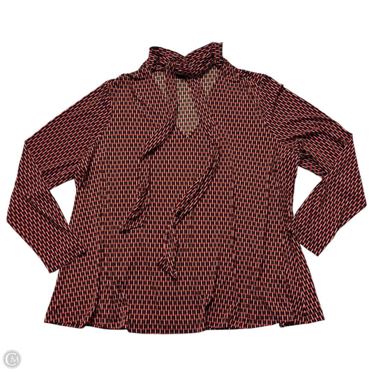 Top Long Sleeve By Lane Bryant In Multi-colored, Size: 3x