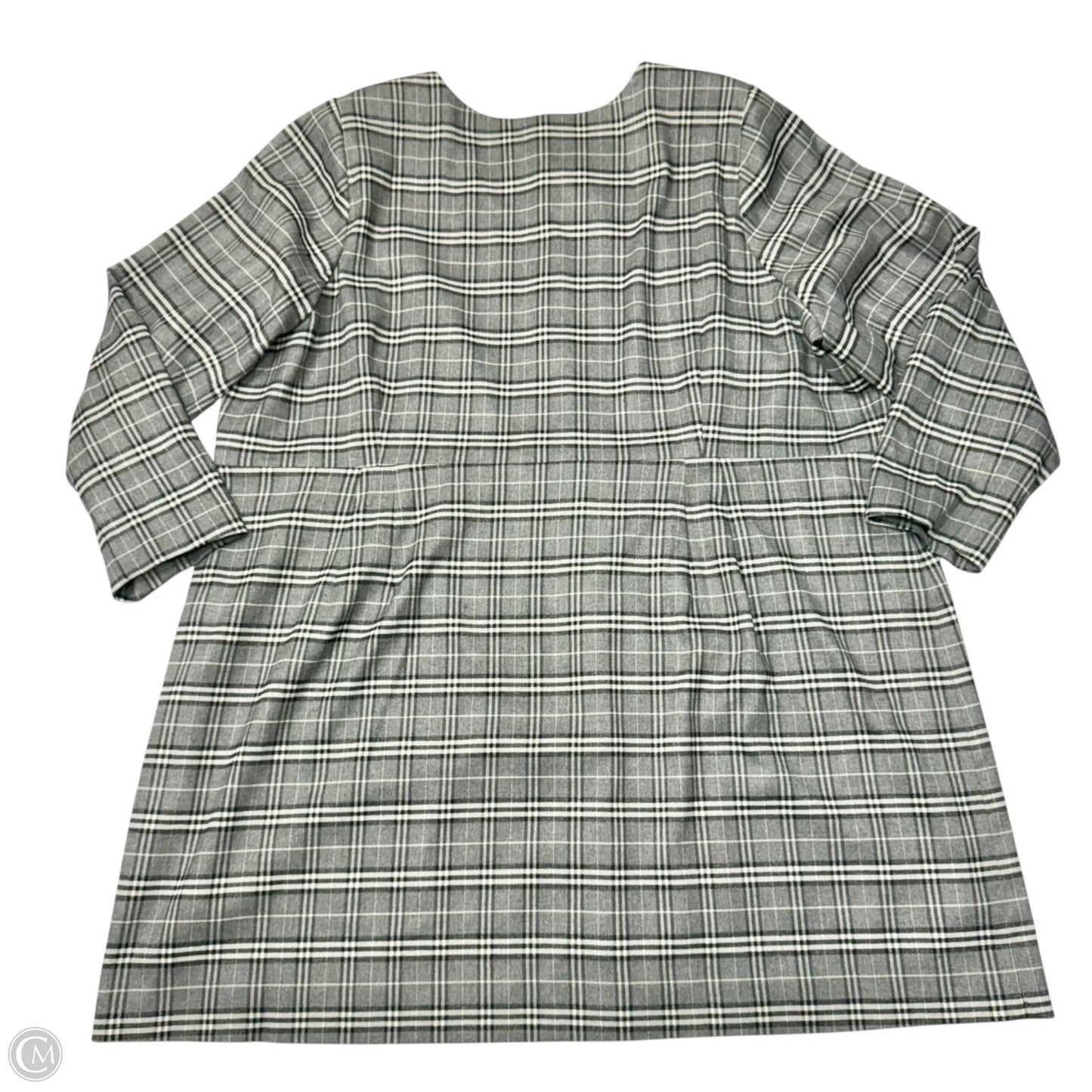 Dress Casual Midi By Eloquii In Plaid Pattern, Size: 4x