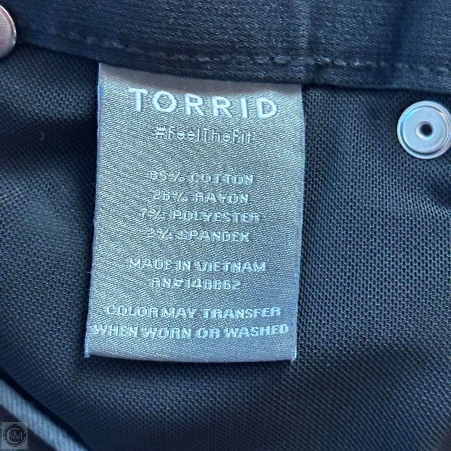 Jeans Flared By Torrid In Blue Denim, Size: 20