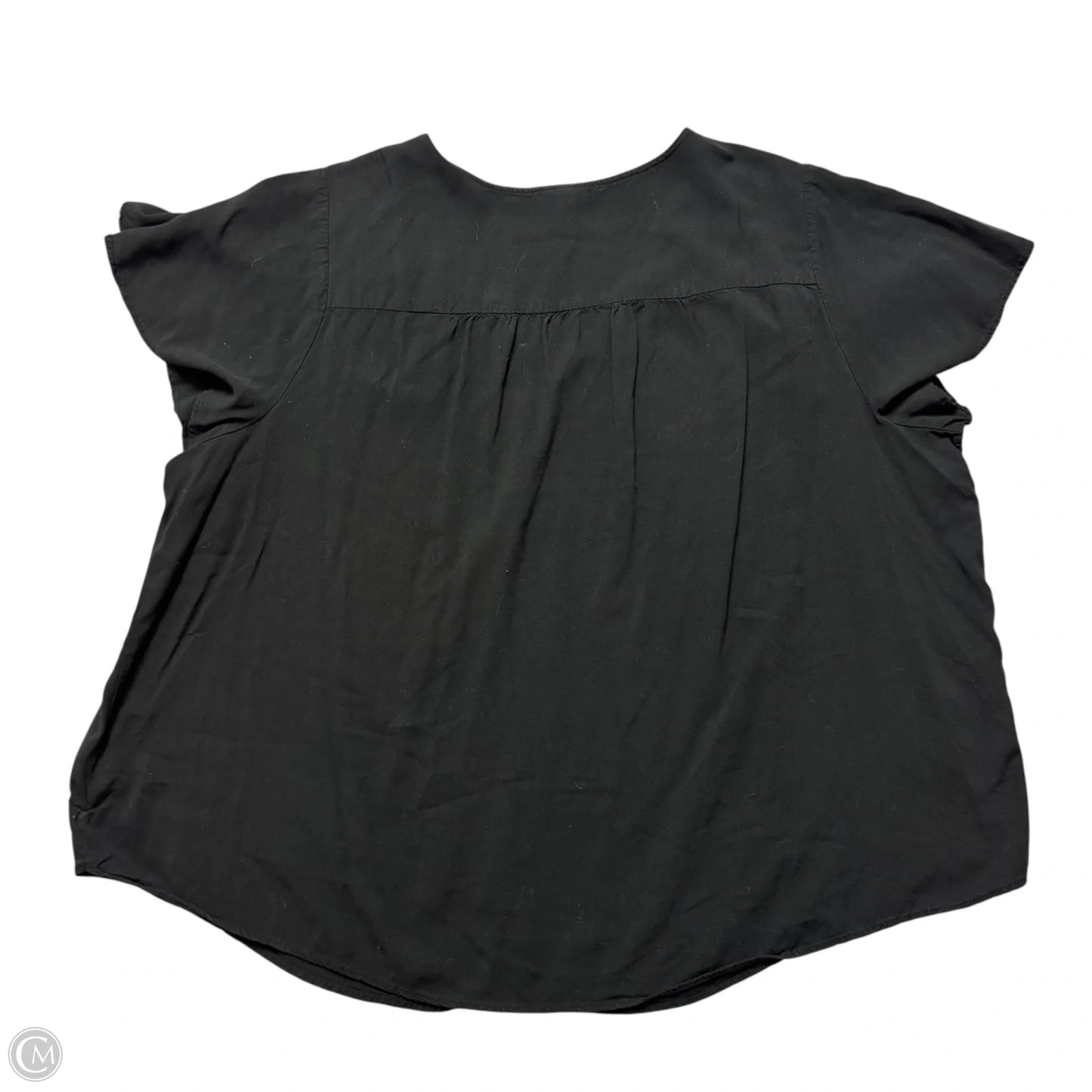 Top Short Sleeve By Torrid In Black, Size: 4x