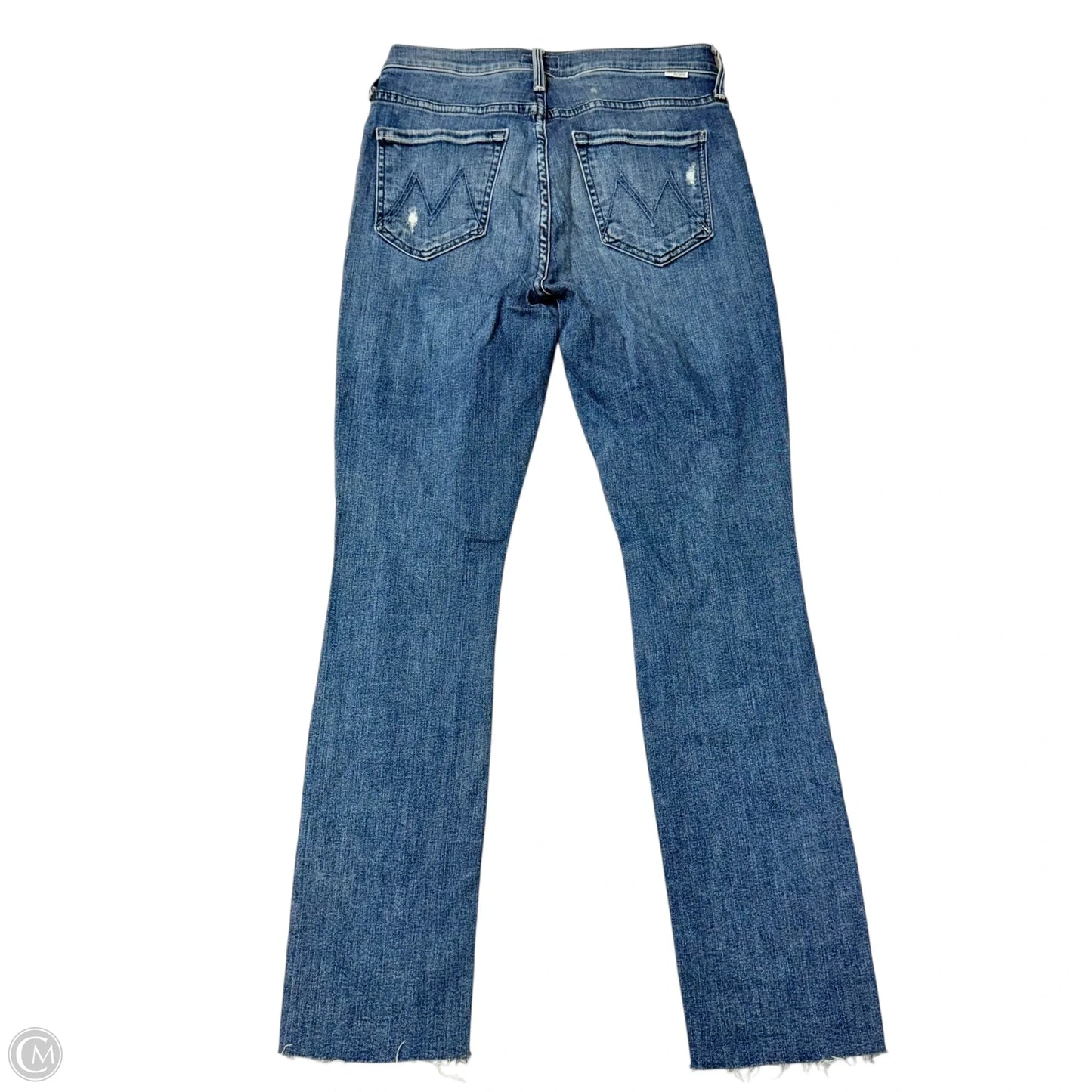 Jeans Straight By Mother In Blue Denim, Size: 2