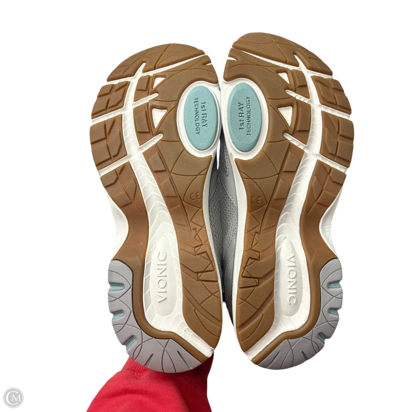 Shoes Athletic By Vionic In Blue & Grey, Size: 10