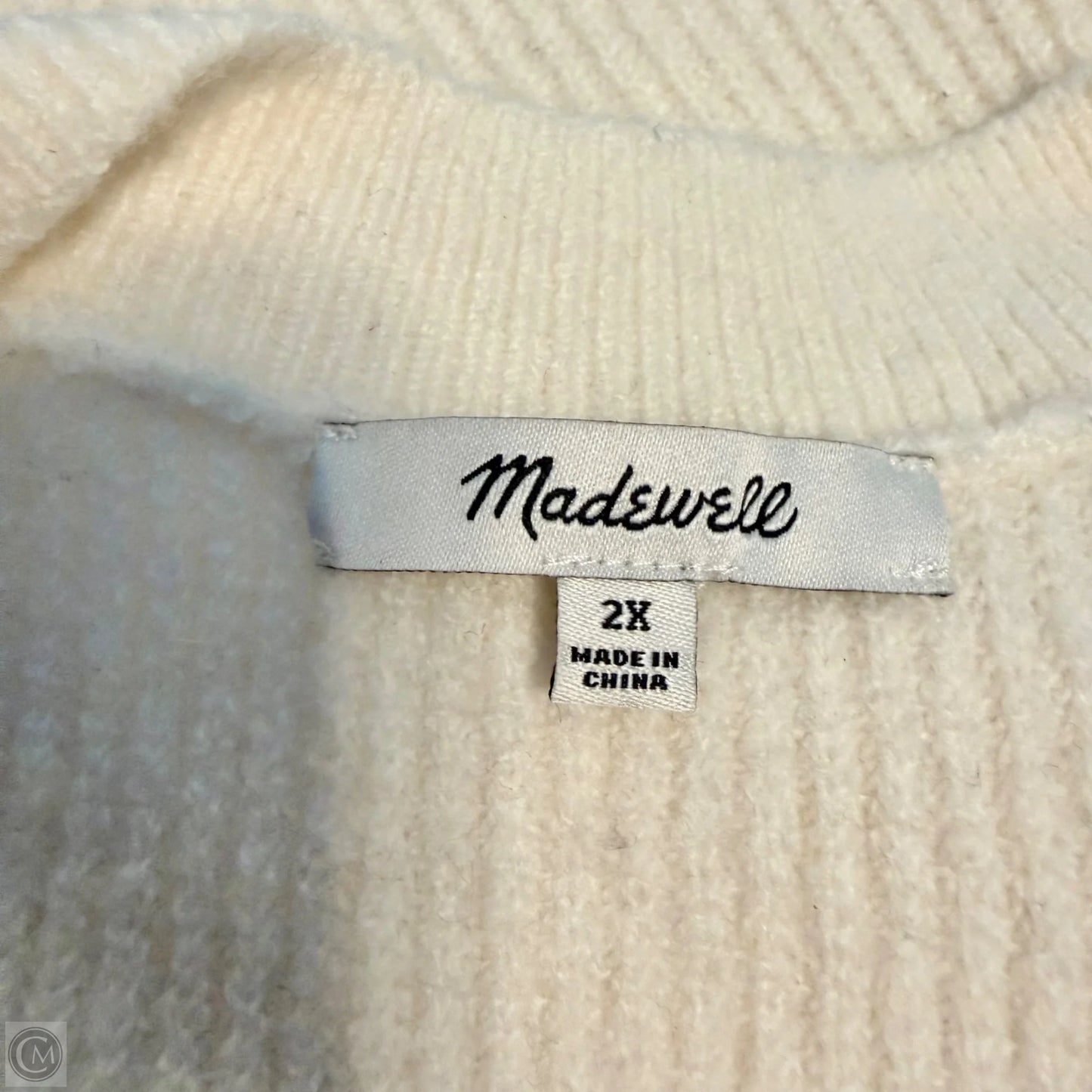 Sweater By Madewell In Cream, Size: 2x