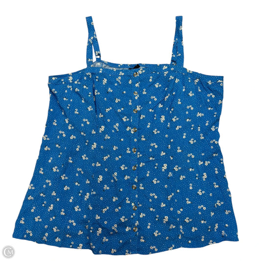 Top Sleeveless By Torrid In Floral Print, Size: 2x
