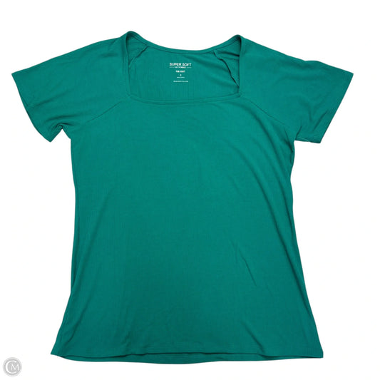 Top Short Sleeve By Torrid In Teal, Size: 1x