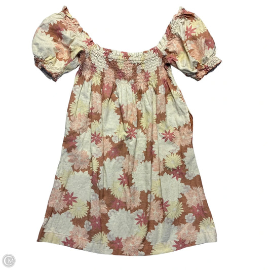 Dress Casual Short By Faherty In Floral Print, Size: M