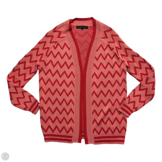 Sweater Cardigan By House Of Harlow In Pink & Red, Size: M