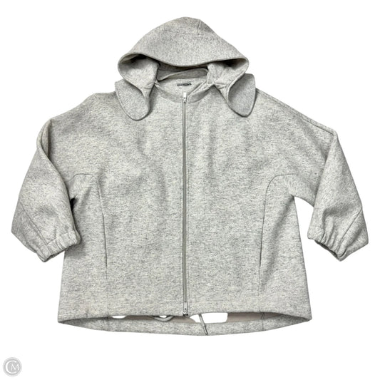 Coat Wool By Cos In Grey, Size: L