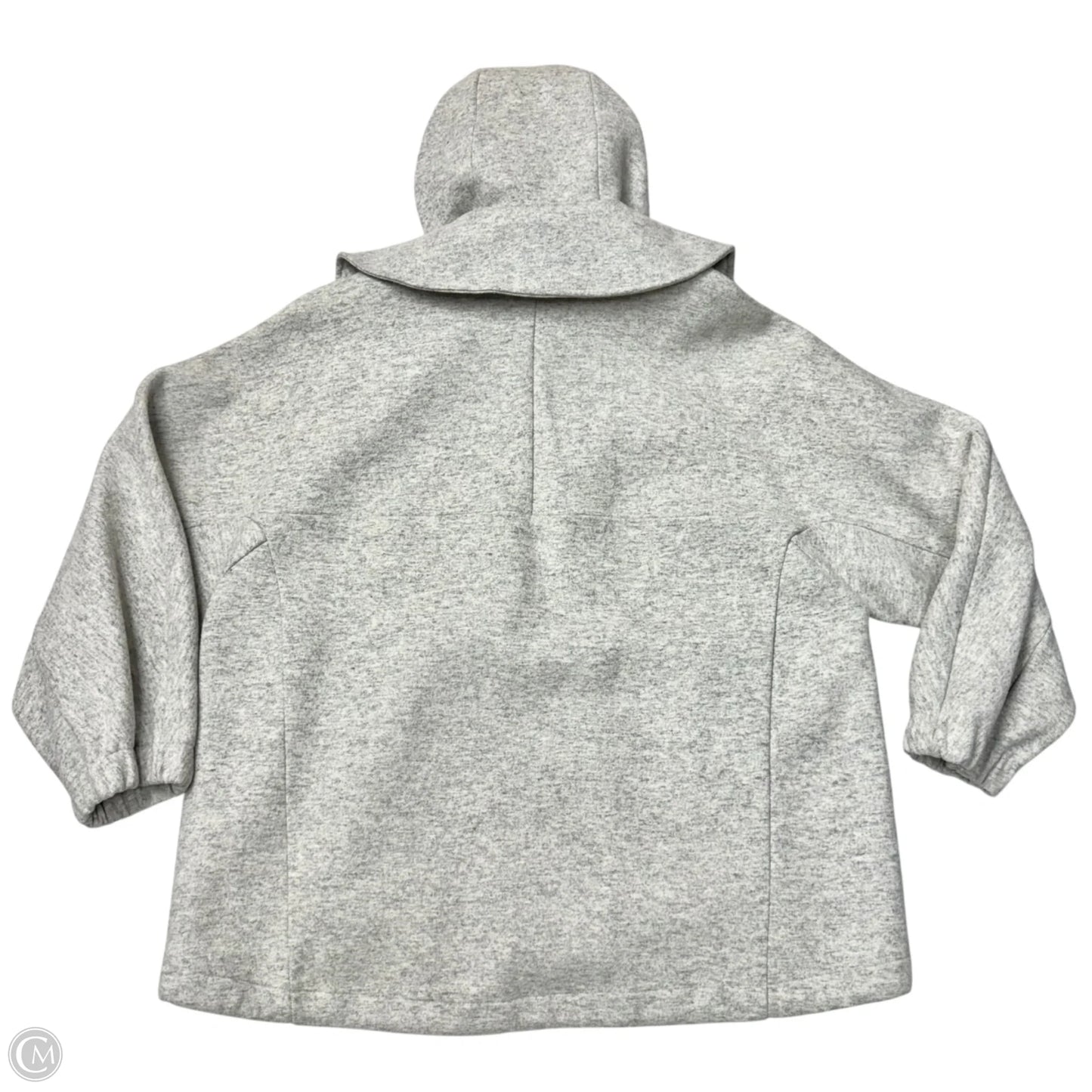 Coat Wool By Cos In Grey, Size: L