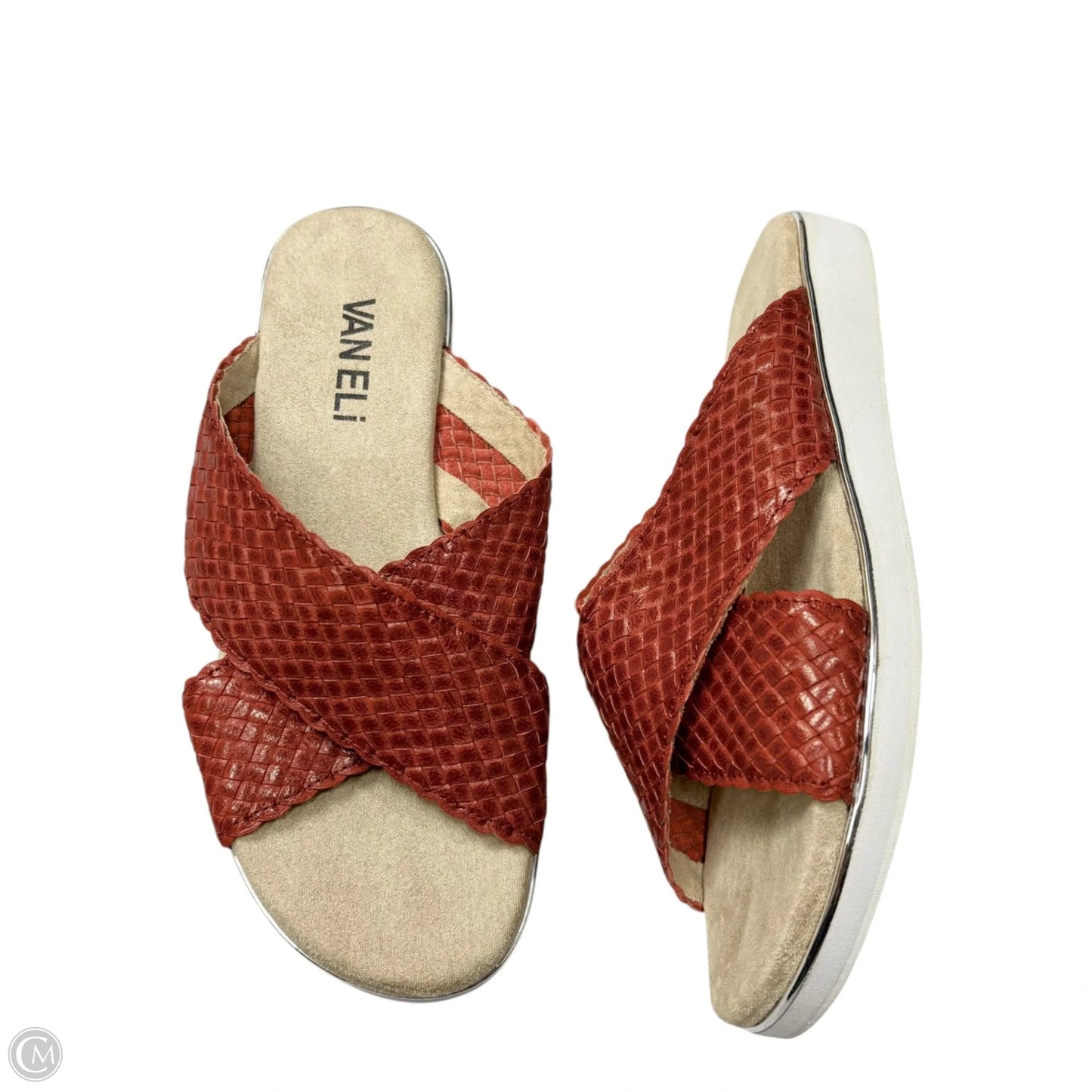 Sandals Flats By Vaneli In Red, Size: 5