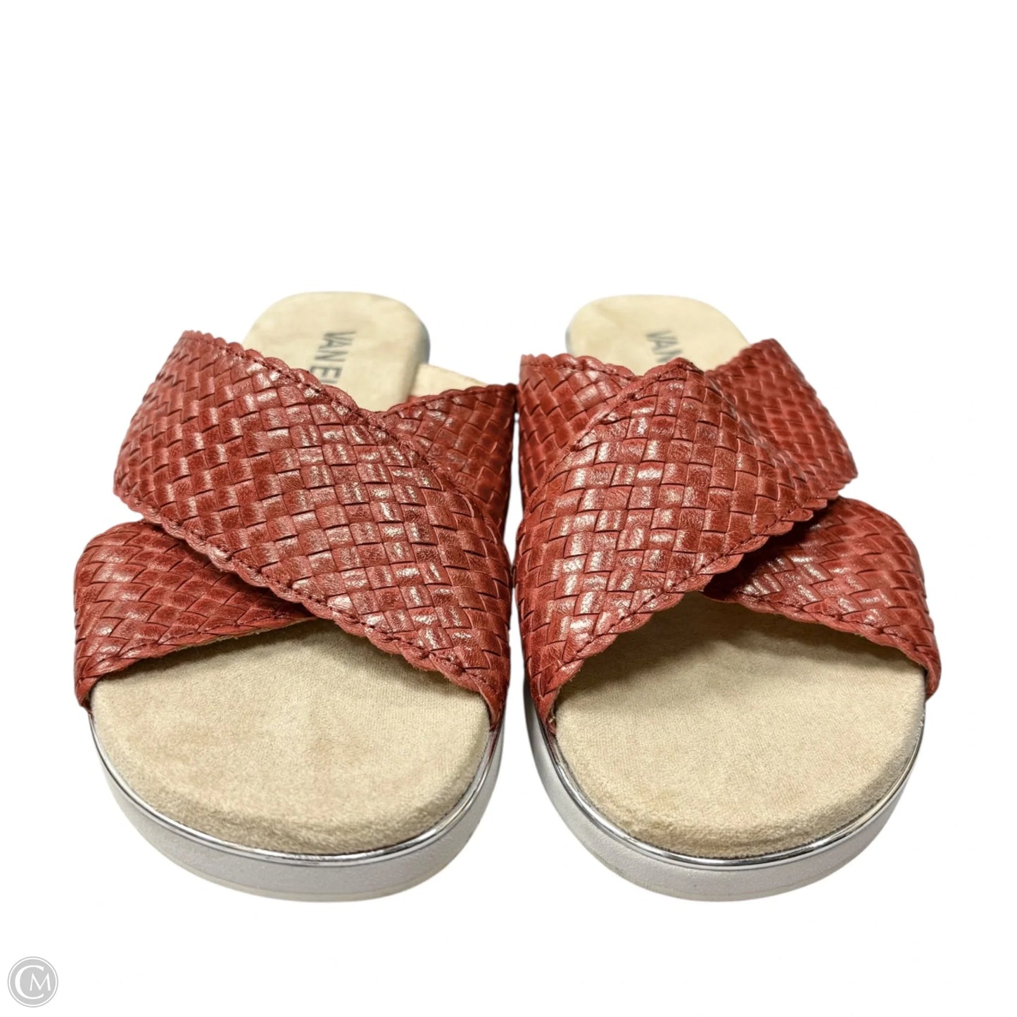 Sandals Flats By Vaneli In Red, Size: 5