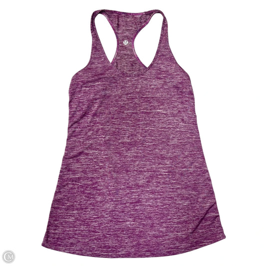 Athletic Tank Top By Lululemon In Purple, Size: S