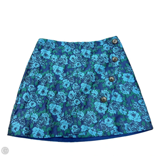 Skirt Mini & Short By Maeve In Floral Print, Size: 10