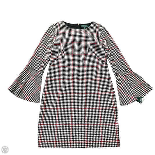 Dress Casual Short By Lauren By Ralph Lauren In Black & White, Size: Mp