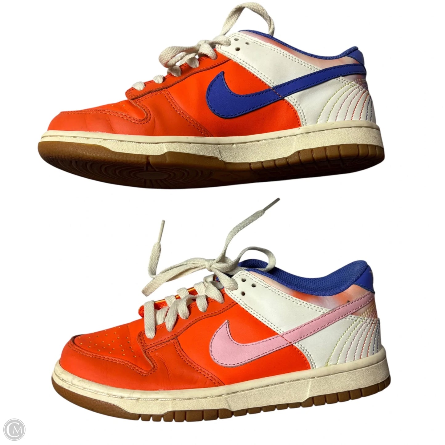 Shoes Sneakers By Nike In Blue & Orange, Size: 7.5