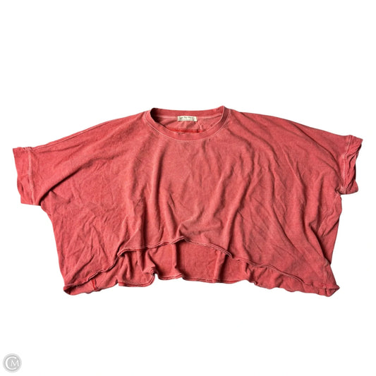 Top Short Sleeve By We The Free In Pink, Size: M