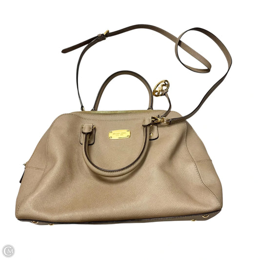 Handbag Leather By Michael By Michael Kors, Size: Large