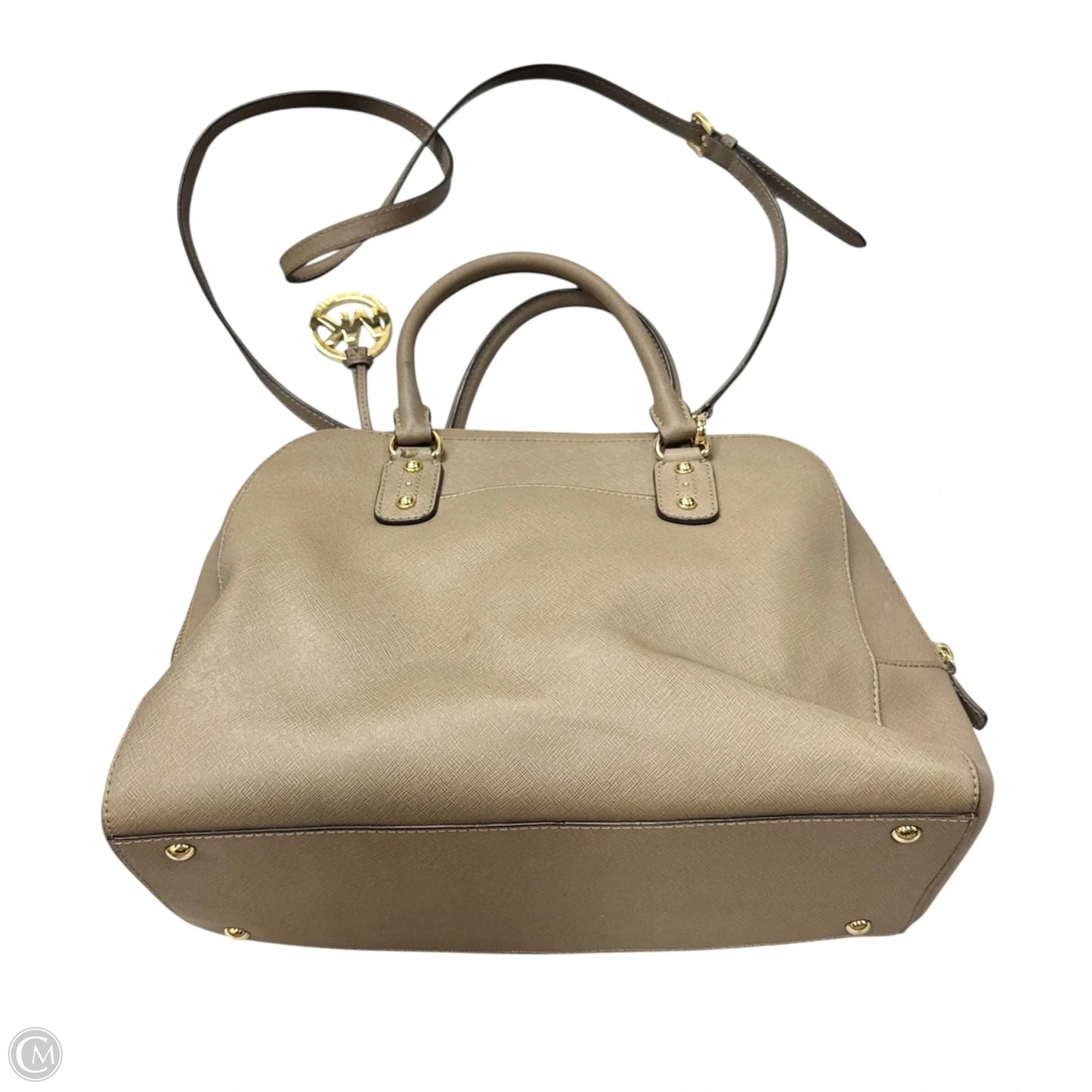 Handbag Leather By Michael By Michael Kors, Size: Large