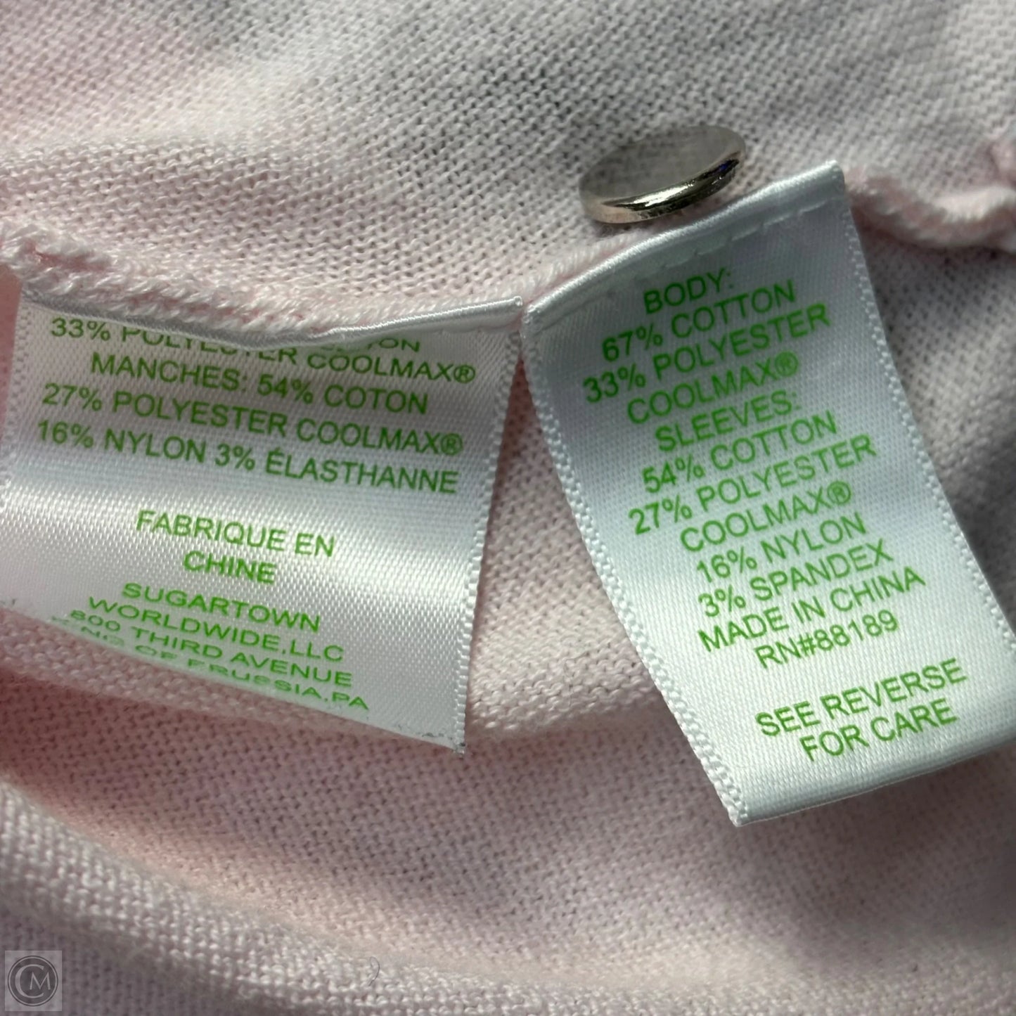 Top 3/4 Sleeve Designer By Lilly Pulitzer In Pink, Size: S