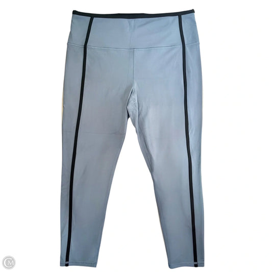 Athletic Leggings By Athleta In Black & Blue, Size: Xl