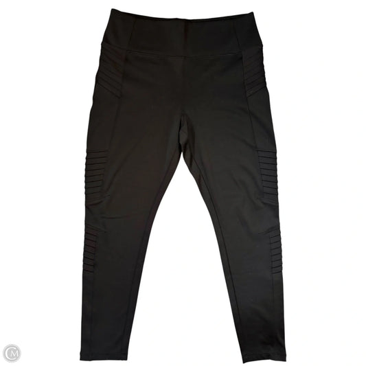 Athletic Leggings By Athleta In Black, Size: Xl