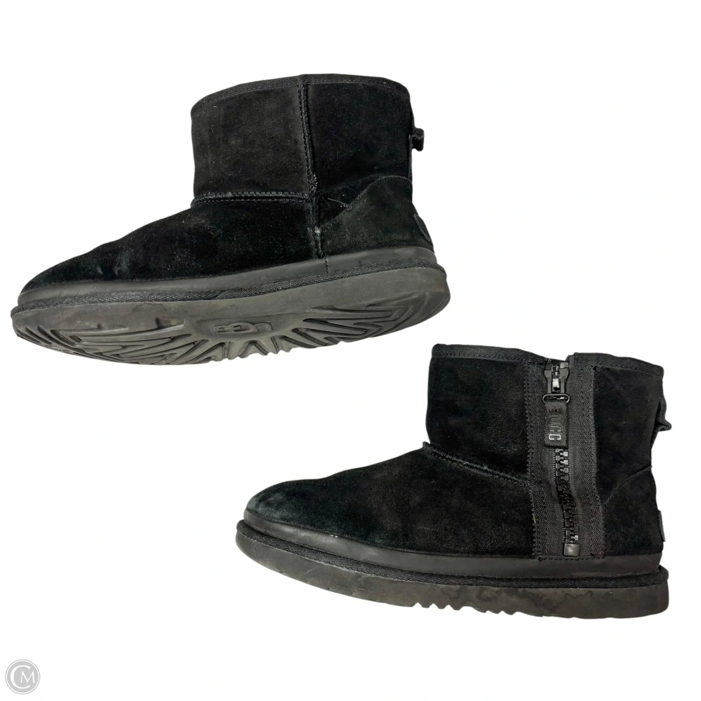 Boots Designer By Ugg In Black, Size: 6