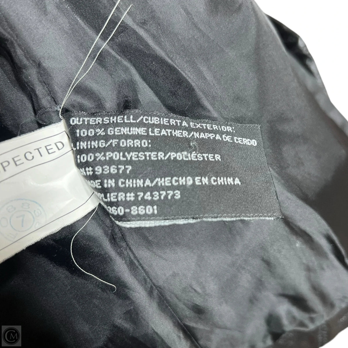 Jacket Leather By Worthington In Black, Size: M