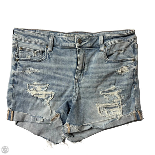 Shorts By American Eagle In Blue Denim, Size: 14