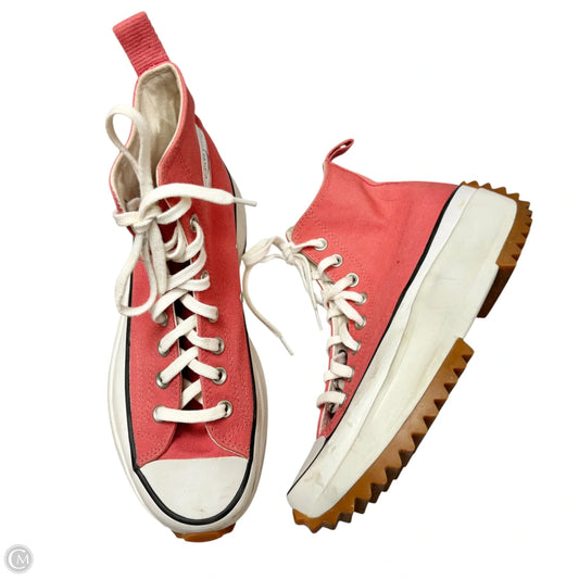 Shoes Sneakers Platform By Converse In Pink, Size: 9