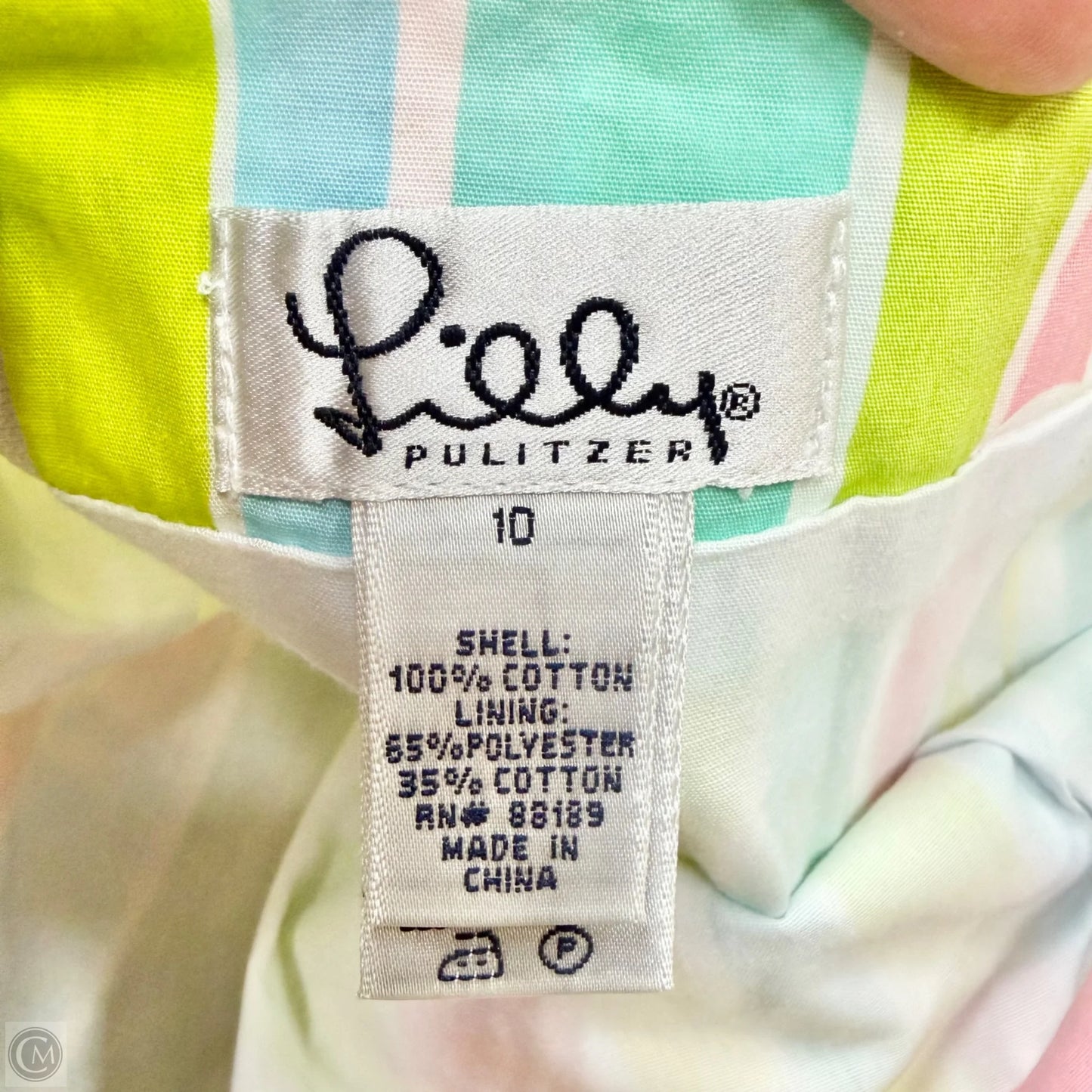 Skirt Designer By Lilly Pulitzer In Striped Pattern, Size: 10