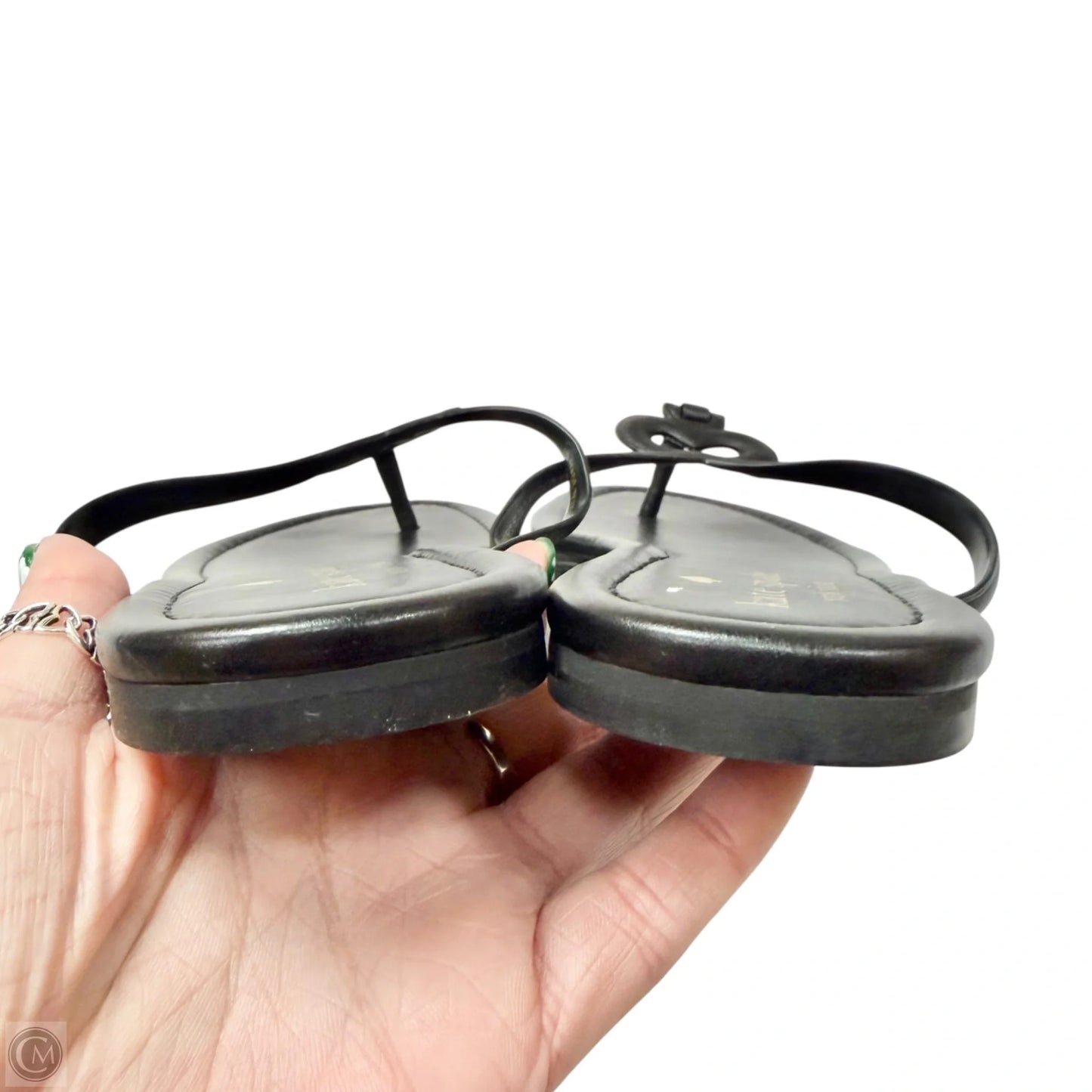 Sandals Designer By Kate Spade In Black, Size: 9