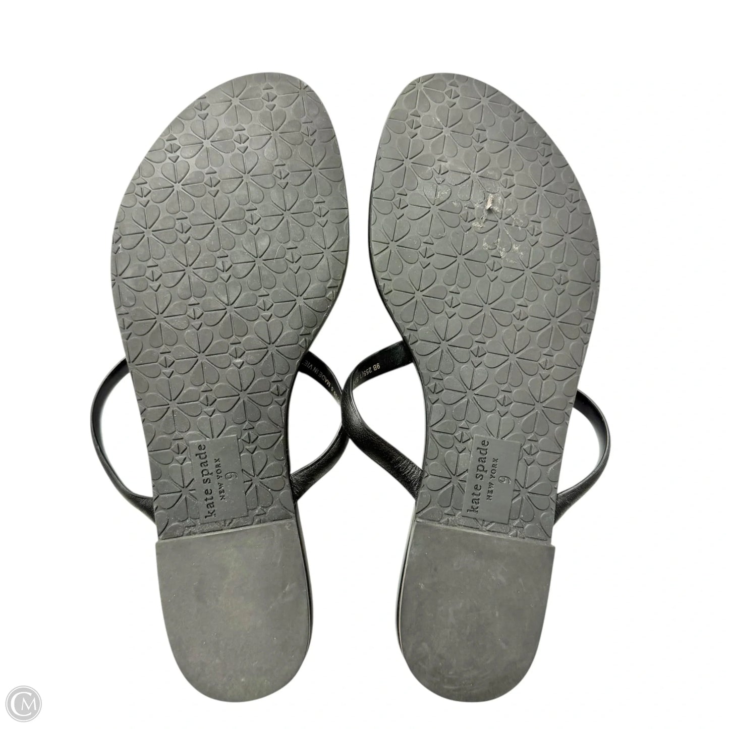 Sandals Designer By Kate Spade In Black, Size: 9