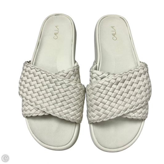 Sandals Flats By Calia In Grey, Size: 8